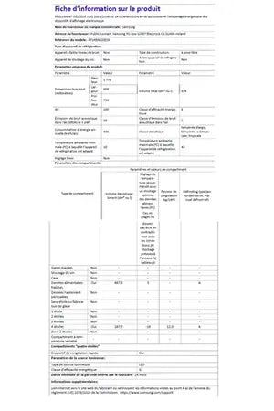 Réfrigérateur multi-portes Samsung RF24BB620ES9