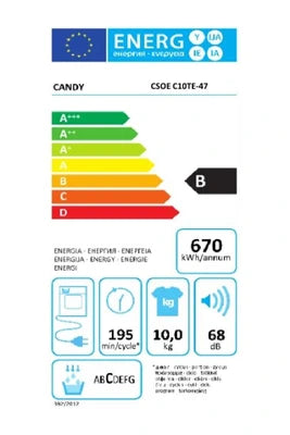 Sèche-linge Hublot Candy CSOEC10TE47