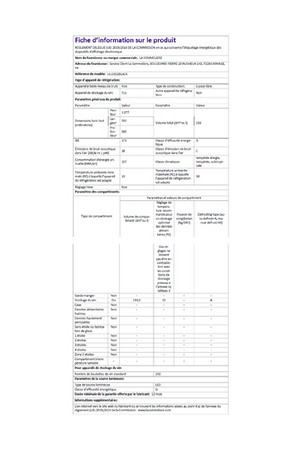 Cave de service La Sommeliere LS102DZBLACK