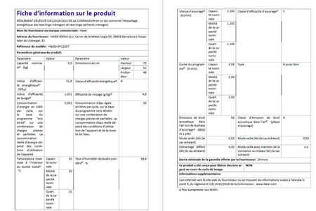 Lave-linge hublot HAIER HW50-BP12307-S