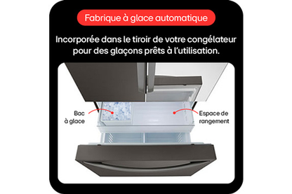 Réfrigérateur multi-portes Lg GMZ765SBHJ - Instaview Miroir