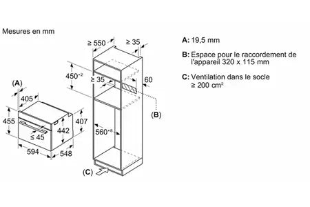 Four encastrable Siemens CM776G1B1