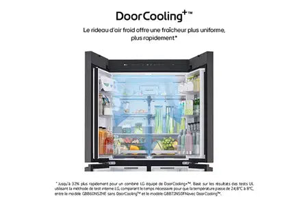 Réfrigérateur multi-portes Lg GMZ765SBHJ - Instaview Miroir