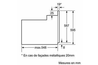 Four encastrable Bosch HBF153EB0
