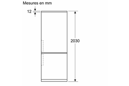 Réfrigérateur congélateur en bas Siemens KG39N2IDF HYPERFRESH