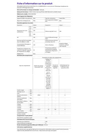 Réfrigérateur congélateur en bas Samsung RB34C600EWW
