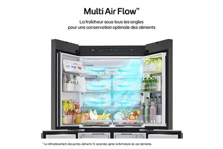 Réfrigérateur multi-portes Lg GMZ765SBHJ - Instaview Miroir