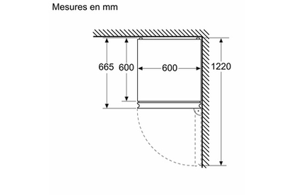 Réfrigérateur congélateur en bas Siemens KG39N2IDF HYPERFRESH