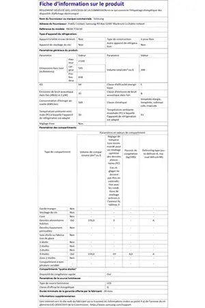 Réfrigérateur congélateur en bas Samsung RB38C776CS9