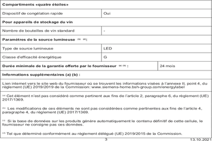 Réfrigérateur congélateur en bas Siemens KG39N2IDF HYPERFRESH