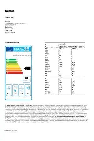 Hotte îlot Falmec LUMINA2420