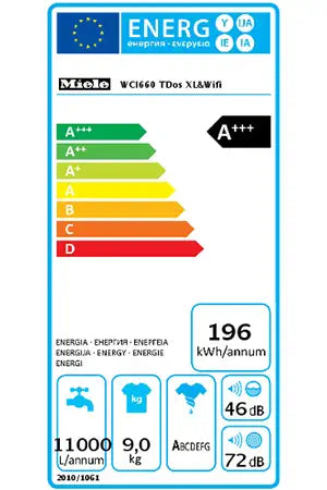 Lave-linge hublot Miele WCI 660 TWINDOS