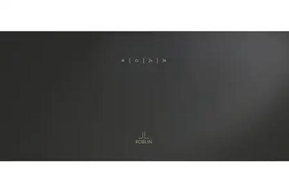 Hotte décorative murale Roblin Hotte inclinée MOLIERE 800 VERRE NOIR