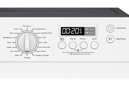 Lave-linge hublot AMICA AWBI814IBW - ENCASTRABLE 60 CM