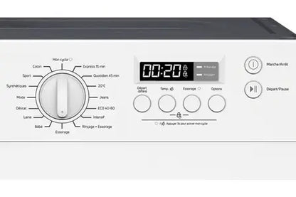 Lave-linge hublot AMICA AWBI814IBW - ENCASTRABLE 60 CM