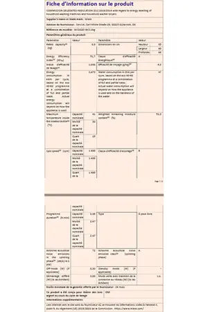 Lave-linge hublot Miele WCD 020