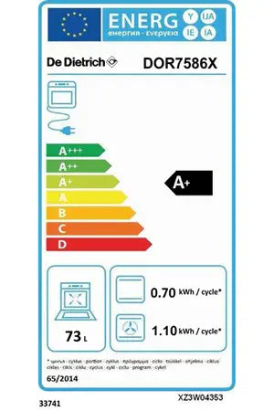 Four encastrable De Dietrich DOR7586X
