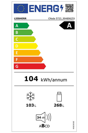 Réfrigérateur congélateur en bas Liebherr CNSDA 5723