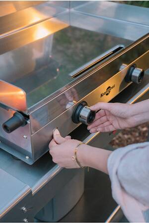 Plancha Krampouz Plancha Club inox gaz 'CLUB PFCB2MA-KR