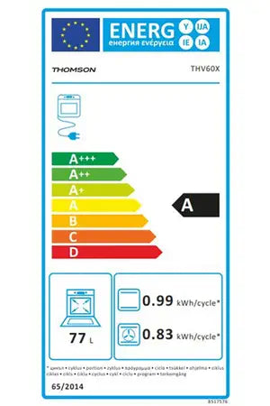 Cuisinière vitrocéramique Thomson THV60X