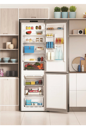 Réfrigérateur congélateur en bas Indesit INFC9TI22X