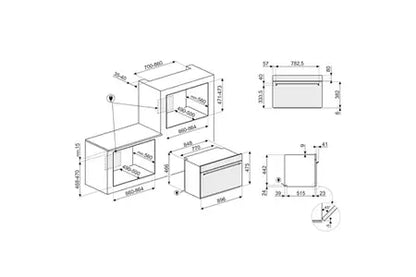 Four encastrable Smeg SFR9300X