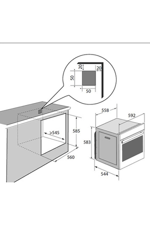 Four encastrable Sauter SOP6417LX