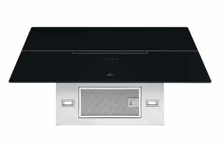 Hotte décorative murale Roblin Hotte inclinée MOLIERE 800 VERRE NOIR