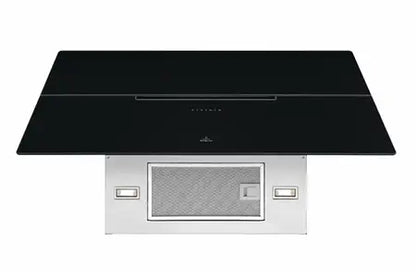 Hotte décorative murale Roblin Hotte inclinée MOLIERE 800 VERRE NOIR