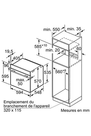 Four encastrable Siemens HB578BBS6
