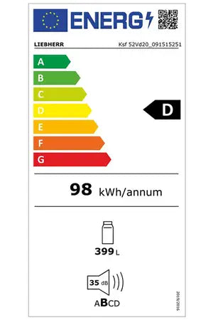 Réfrigérateur 1 porte Liebherr KSF 52VD20