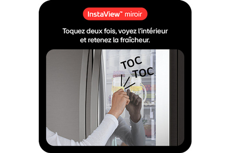 Réfrigérateur multi-portes Lg GMZ765SBHJ - Instaview Miroir