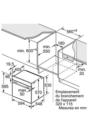 Four encastrable Siemens HB578BBS6