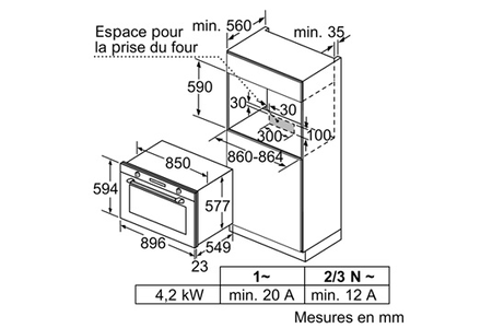 Four encastrable Siemens VB578D0S0