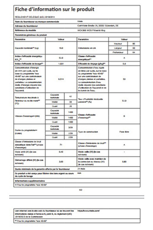 Lave-linge hublot MIELE WCK 360 WCS