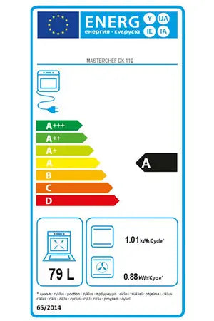 Piano de cuisson Aga MASTER CHEF DELUXE - MDX110EIBLK - 110CM