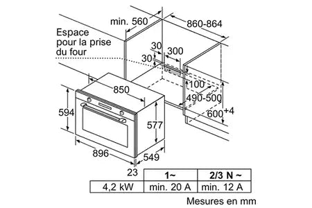 Four encastrable Siemens VB578D0S0