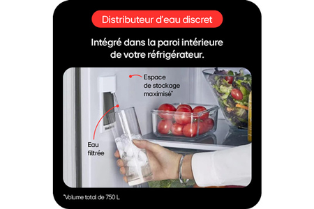 Réfrigérateur multi-portes Lg GMZ765SBHJ - Instaview Miroir