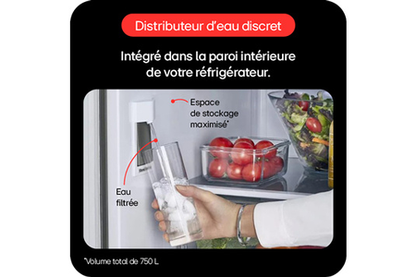 Réfrigérateur multi-portes Lg GMZ765SBHJ - Instaview Miroir