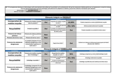 Lave-vaisselle Thomson TDW6045BWH