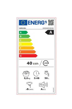 Lave-linge hublot SAMSUNG WW90DB7U94GB - BESPOKE AI
