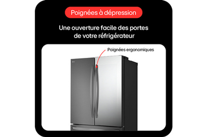 Réfrigérateur multi-portes Lg GMZ765SBHJ - Instaview Miroir